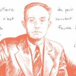 Henry de Montherlant (dessin : Caly)